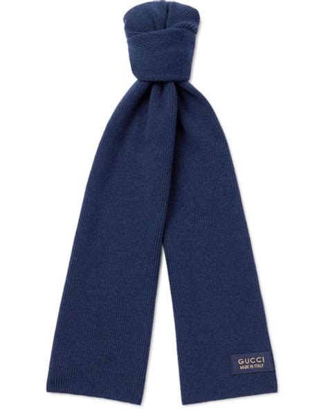 gucci 165903|gucci logo wool scarf blue.